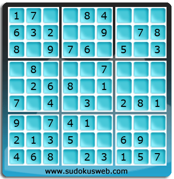 Sudoku von sehr einfacher höhe